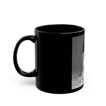 Joan Collins #633 (Vintage Female Icon) Black Coffee Mug - Go Mug Yourself