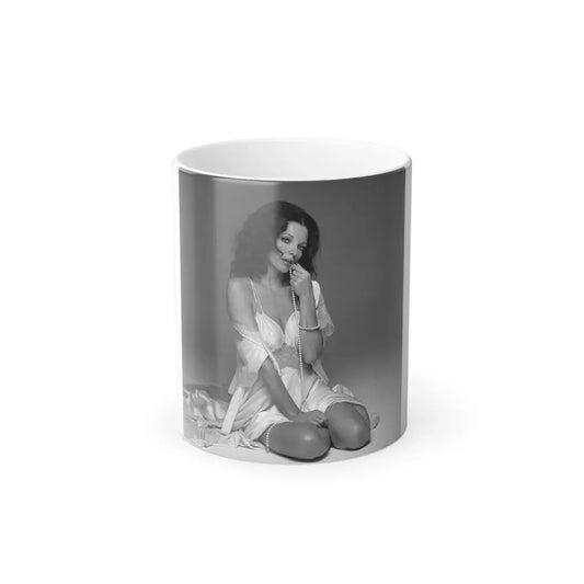 Joan Collins #633 (Vintage Female Icon) Color Changing Coffee Mug 11oz - Go Mug Yourself