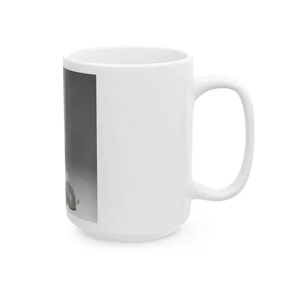 Joan Collins #633 (Vintage Female Icon) White Coffee Mug - Go Mug Yourself