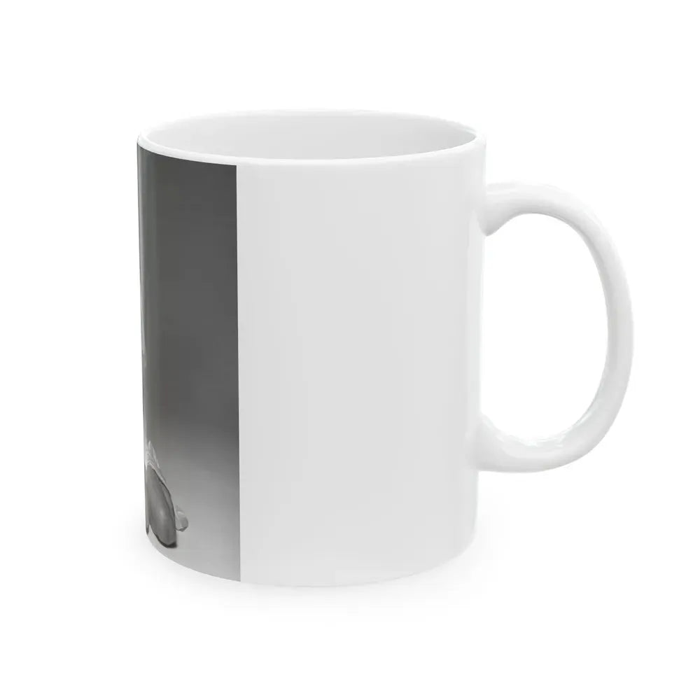 Joan Collins #633 (Vintage Female Icon) White Coffee Mug - Go Mug Yourself