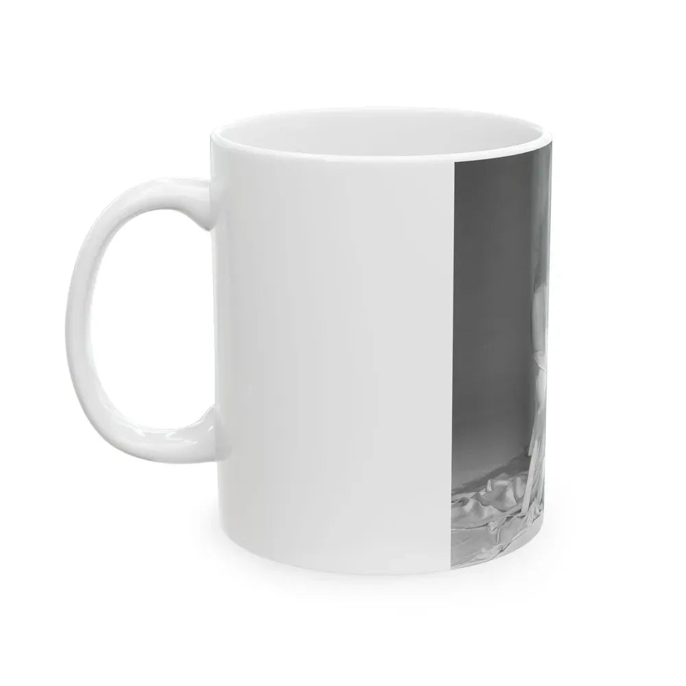 Joan Collins #633 (Vintage Female Icon) White Coffee Mug - Go Mug Yourself