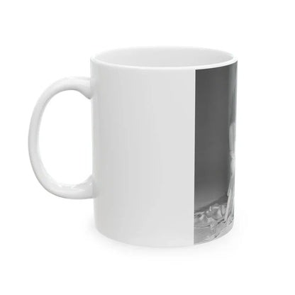 Joan Collins #633 (Vintage Female Icon) White Coffee Mug - Go Mug Yourself