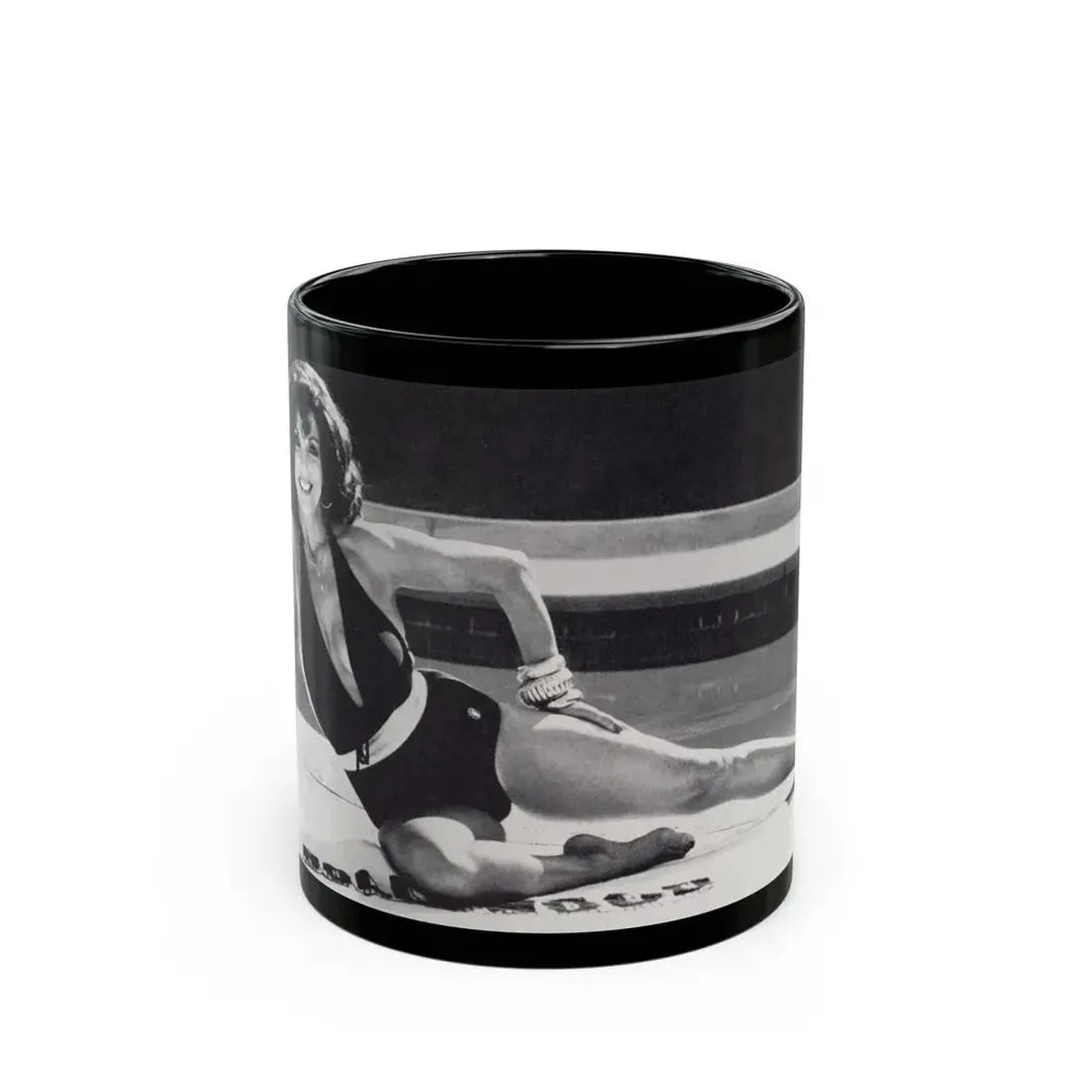 Joan Collins #636 (Vintage Female Icon) Black Coffee Mug 11oz - Go Mug Yourself