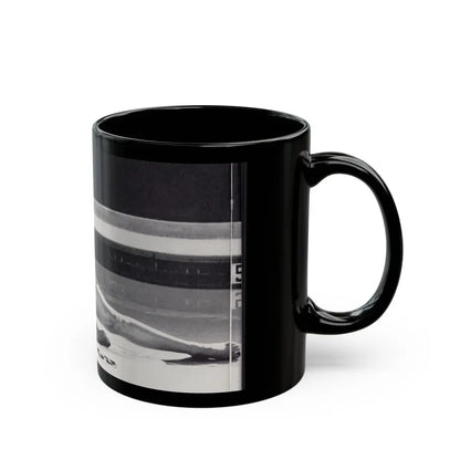 Joan Collins #636 (Vintage Female Icon) Black Coffee Mug - Go Mug Yourself