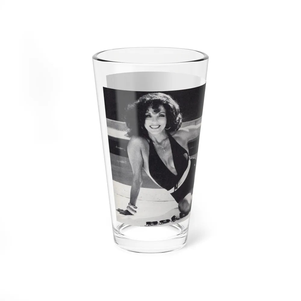 Joan Collins #636 (Vintage Female Icon) Pint Glass 16oz - Go Mug Yourself