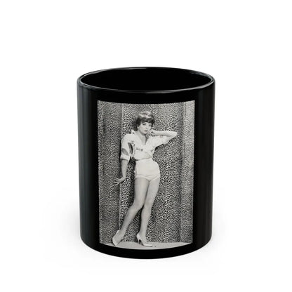 Joan Collins #637 (Vintage Female Icon) Black Coffee Mug 11oz - Go Mug Yourself