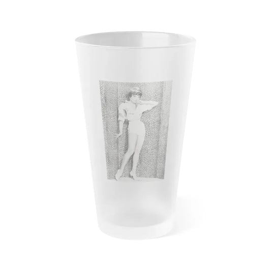 Joan Collins #637 (Vintage Female Icon) Frosted Pint Glass 16oz 16oz Frosted - Go Mug Yourself