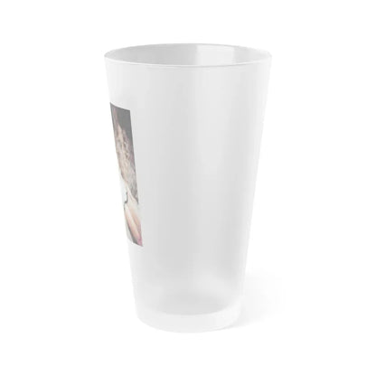 Joan Collins #642 (Vintage Female Icon) Frosted Pint Glass 16oz - Go Mug Yourself