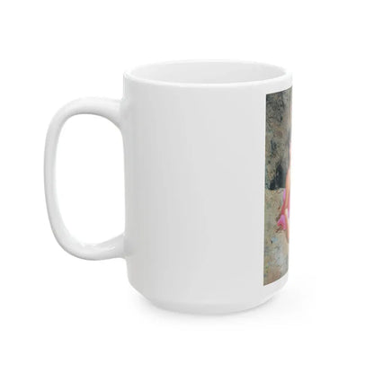 Joan Collins #642 (Vintage Female Icon) White Coffee Mug - Go Mug Yourself