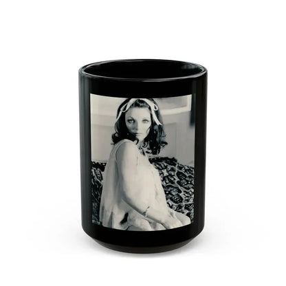 Joan Collins #644 (Vintage Female Icon) Black Coffee Mug 15oz - Go Mug Yourself