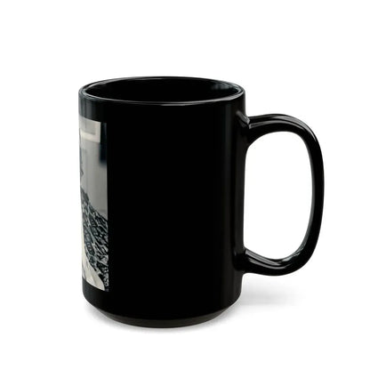 Joan Collins #644 (Vintage Female Icon) Black Coffee Mug - Go Mug Yourself