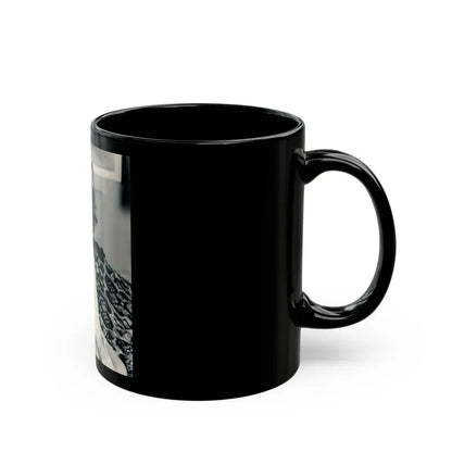 Joan Collins #644 (Vintage Female Icon) Black Coffee Mug - Go Mug Yourself