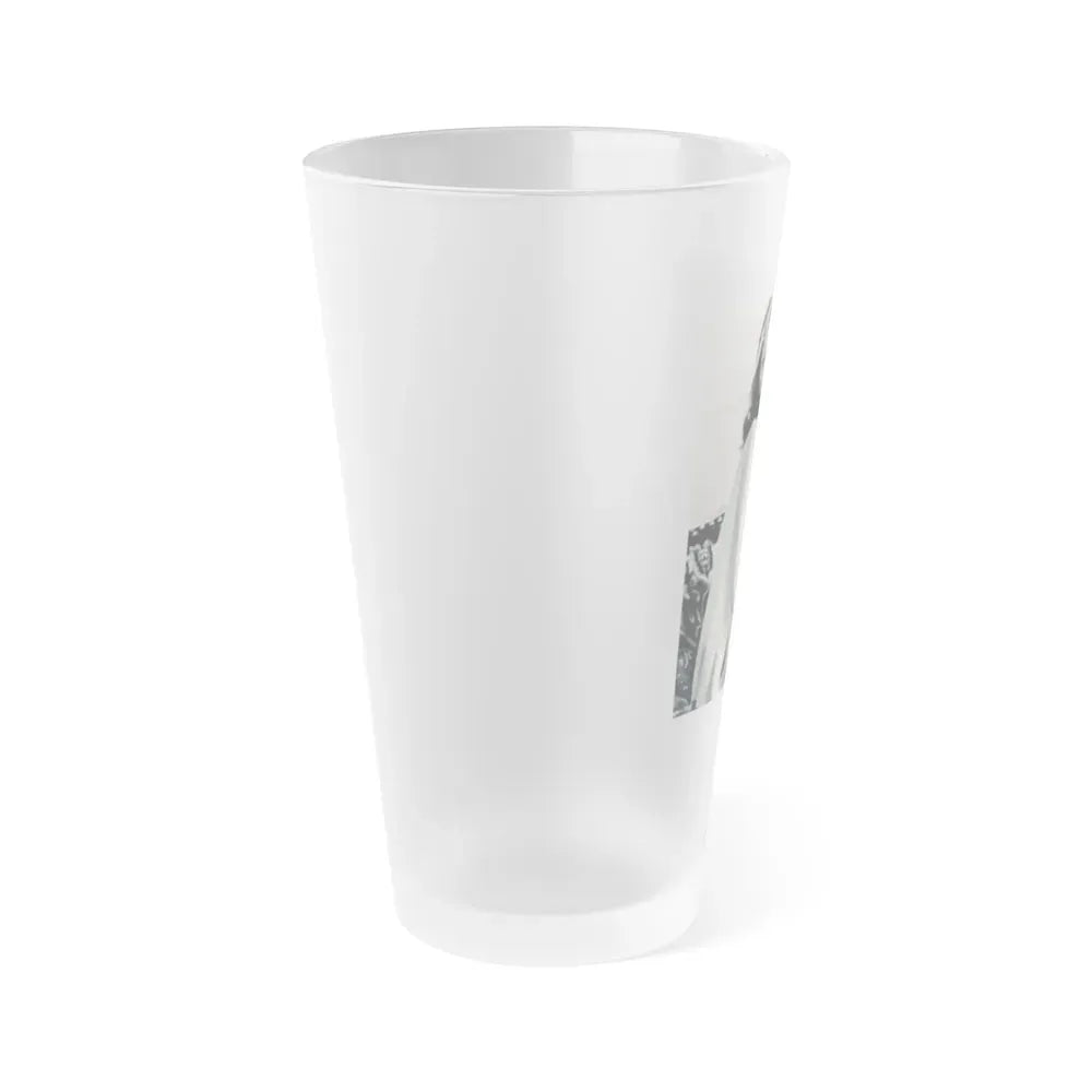Joan Collins #644 (Vintage Female Icon) Frosted Pint Glass 16oz - Go Mug Yourself