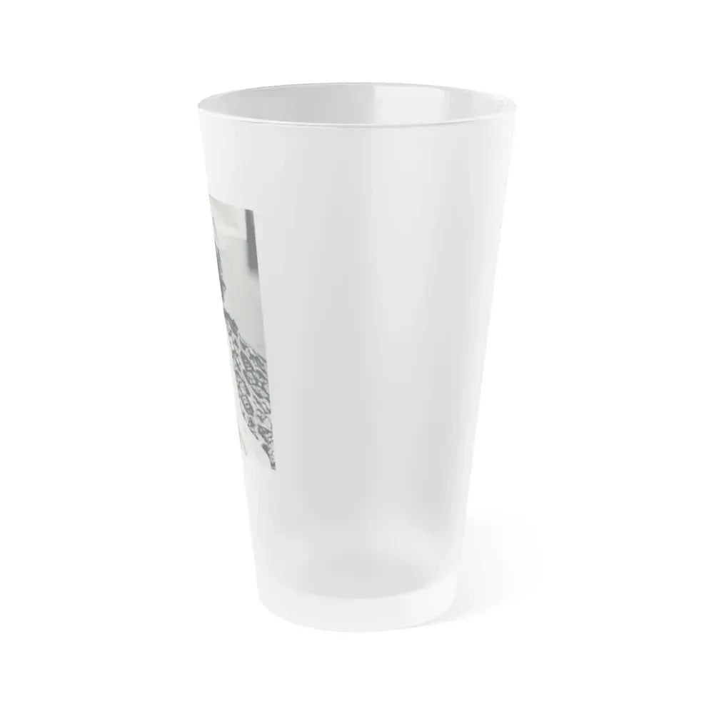 Joan Collins #644 (Vintage Female Icon) Frosted Pint Glass 16oz - Go Mug Yourself