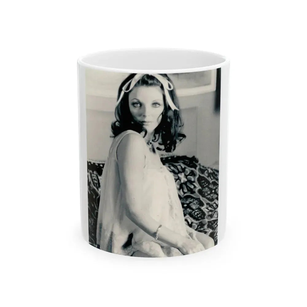 Joan Collins #644 (Vintage Female Icon) White Coffee Mug 11oz - Go Mug Yourself