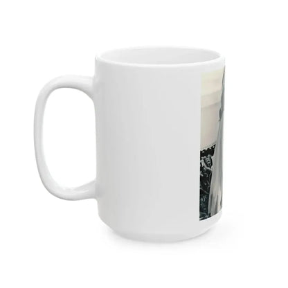 Joan Collins #644 (Vintage Female Icon) White Coffee Mug - Go Mug Yourself