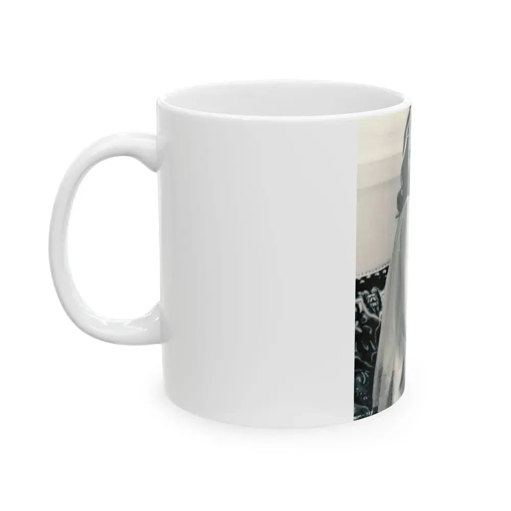 Joan Collins #644 (Vintage Female Icon) White Coffee Mug - Go Mug Yourself
