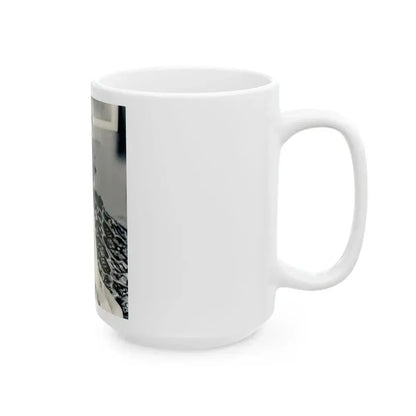 Joan Collins #644 (Vintage Female Icon) White Coffee Mug - Go Mug Yourself