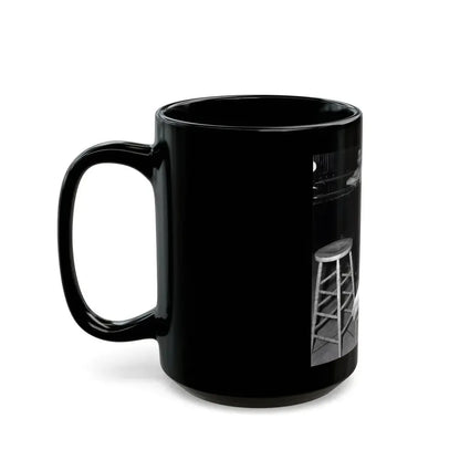 Joan Collins #648 (Vintage Female Icon) Black Coffee Mug - Go Mug Yourself