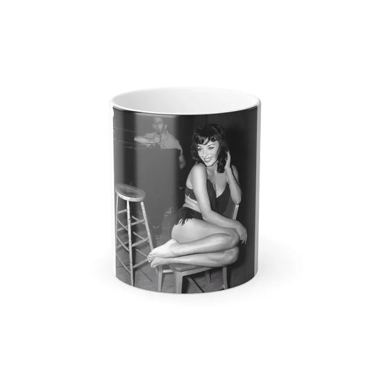 Joan Collins #648 (Vintage Female Icon) Color Changing Coffee Mug 11oz - Go Mug Yourself