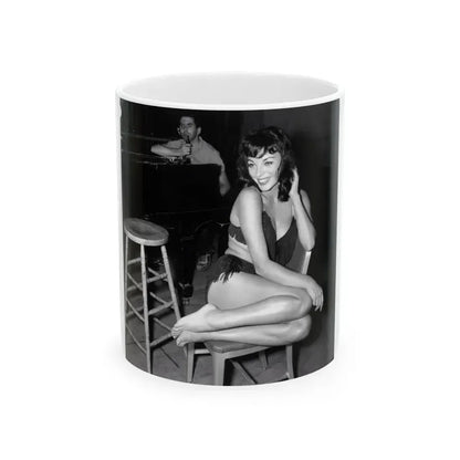 Joan Collins #648 (Vintage Female Icon) White Coffee Mug 11oz - Go Mug Yourself