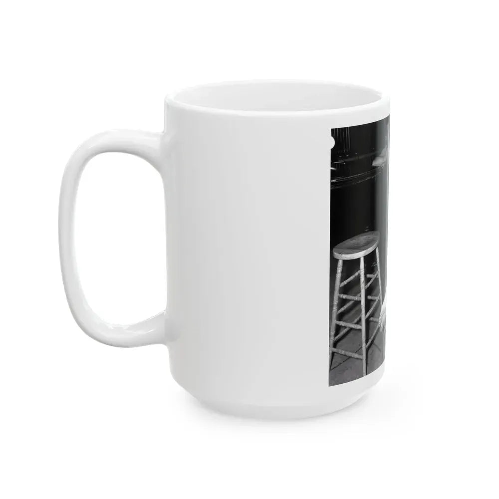 Joan Collins #648 (Vintage Female Icon) White Coffee Mug - Go Mug Yourself