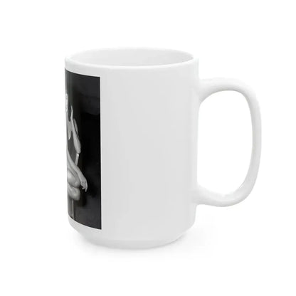 Joan Collins #648 (Vintage Female Icon) White Coffee Mug - Go Mug Yourself