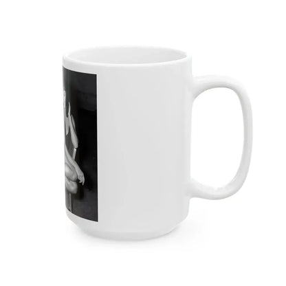 Joan Collins #648 (Vintage Female Icon) White Coffee Mug - Go Mug Yourself