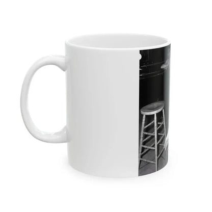 Joan Collins #648 (Vintage Female Icon) White Coffee Mug - Go Mug Yourself