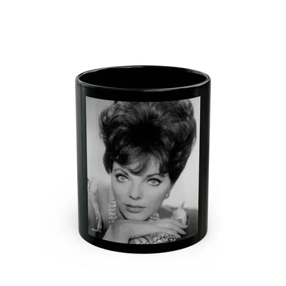 Joan Collins #653 (Vintage Female Icon) Black Coffee Mug 11oz - Go Mug Yourself