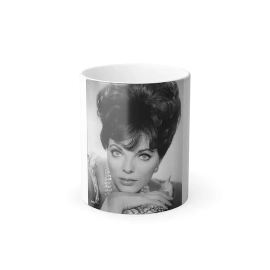 Joan Collins #653 (Vintage Female Icon) Color Changing Coffee Mug 11oz - Go Mug Yourself