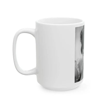 Joan Collins #653 (Vintage Female Icon) White Coffee Mug - Go Mug Yourself