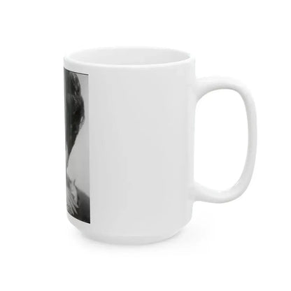 Joan Collins #653 (Vintage Female Icon) White Coffee Mug - Go Mug Yourself