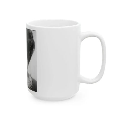 Joan Collins #653 (Vintage Female Icon) White Coffee Mug - Go Mug Yourself