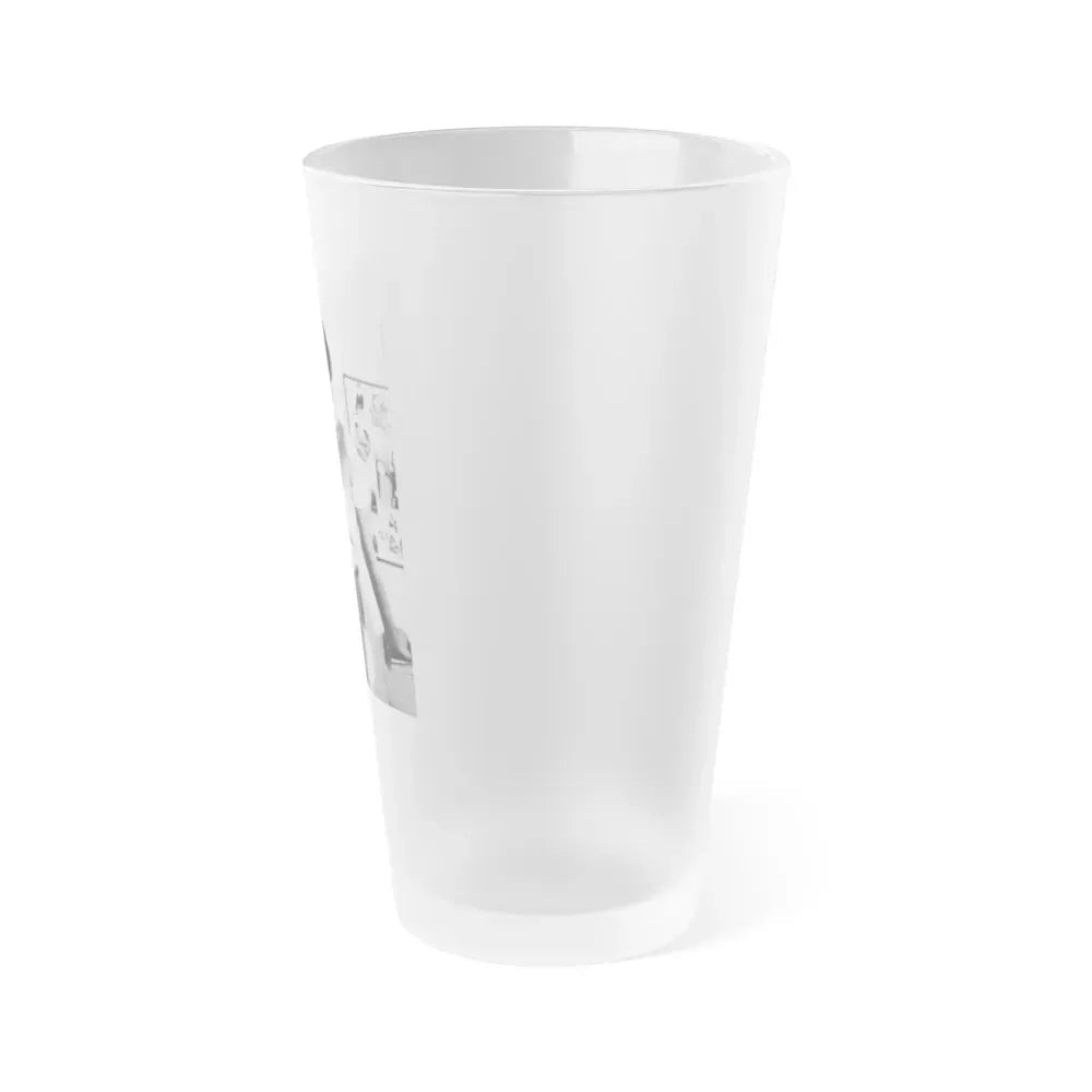 Joan Collins #654 (Vintage Female Icon) Frosted Pint Glass 16oz - Go Mug Yourself