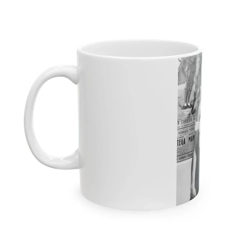 Joan Collins #654 (Vintage Female Icon) White Coffee Mug - Go Mug Yourself