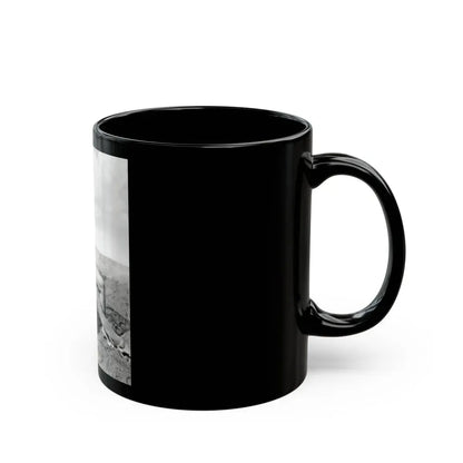 Joan Collins #655 (Vintage Female Icon) Black Coffee Mug - Go Mug Yourself