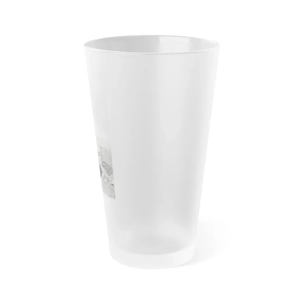 Joan Collins #655 (Vintage Female Icon) Frosted Pint Glass 16oz - Go Mug Yourself