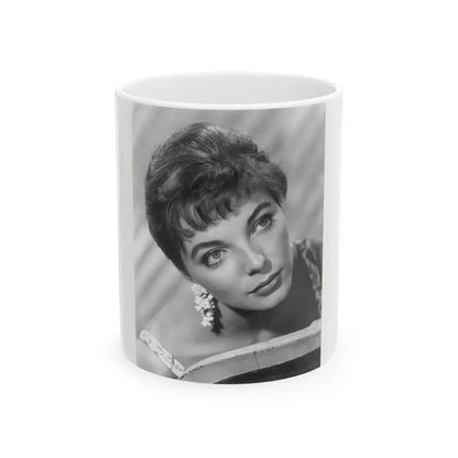 Joan Collins #657 (Vintage Female Icon) White Coffee Mug 11oz - Go Mug Yourself