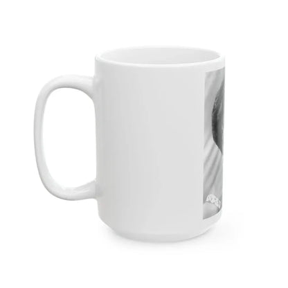 Joan Collins #657 (Vintage Female Icon) White Coffee Mug - Go Mug Yourself