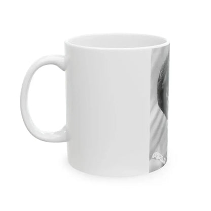 Joan Collins #657 (Vintage Female Icon) White Coffee Mug - Go Mug Yourself