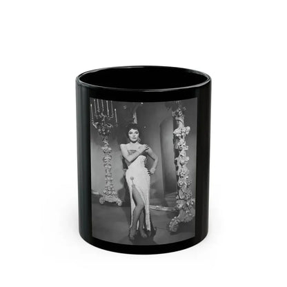Joan Collins #658 (Vintage Female Icon) Black Coffee Mug 11oz - Go Mug Yourself