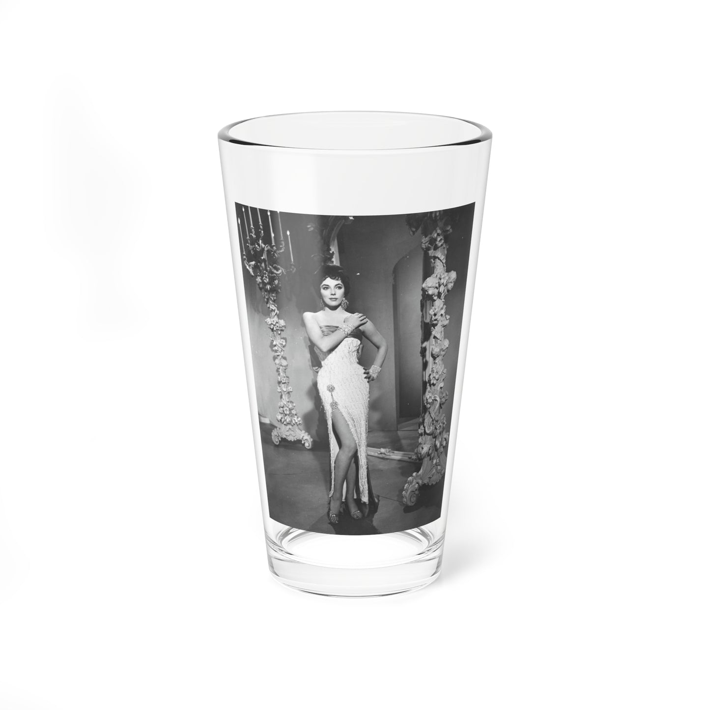 Joan Collins #658 (Vintage Female Icon) Pint Glass 16oz-16oz-Go Mug Yourself