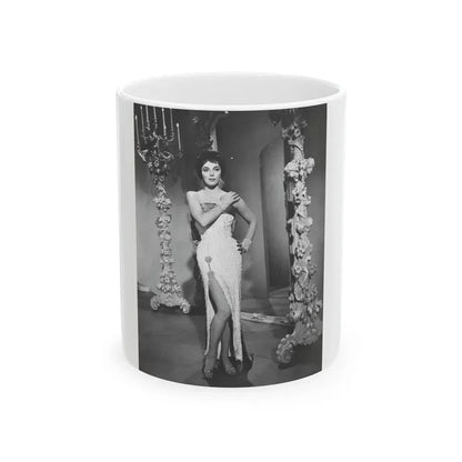 Joan Collins #658 (Vintage Female Icon) White Coffee Mug 11oz - Go Mug Yourself