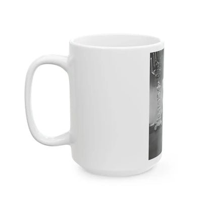 Joan Collins #658 (Vintage Female Icon) White Coffee Mug - Go Mug Yourself