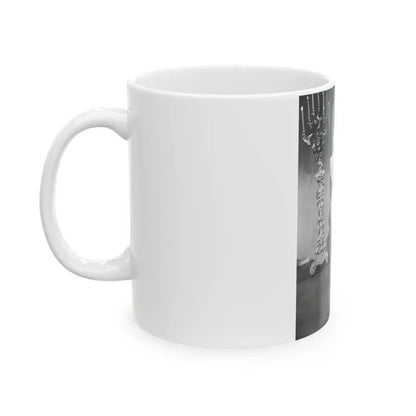 Joan Collins #658 (Vintage Female Icon) White Coffee Mug - Go Mug Yourself