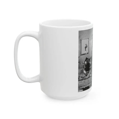 Joan Collins #659 (Vintage Female Icon) White Coffee Mug - Go Mug Yourself