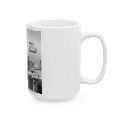 Joan Collins #659 (Vintage Female Icon) White Coffee Mug - Go Mug Yourself