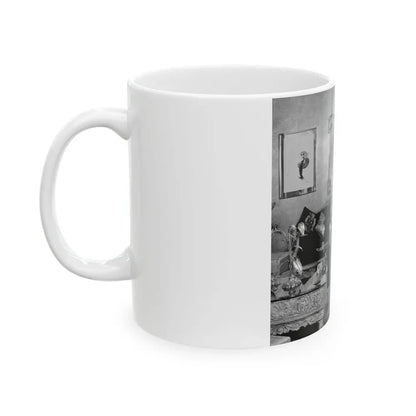 Joan Collins #659 (Vintage Female Icon) White Coffee Mug - Go Mug Yourself