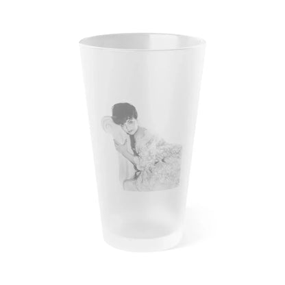 Joan Collins #660 (Vintage Female Icon) Frosted Pint Glass 16oz 16oz Frosted - Go Mug Yourself